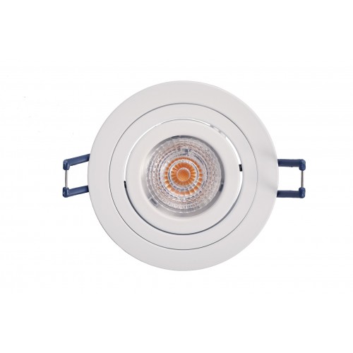 GU10 Fire Rated White Adjustable Rotational Down Light